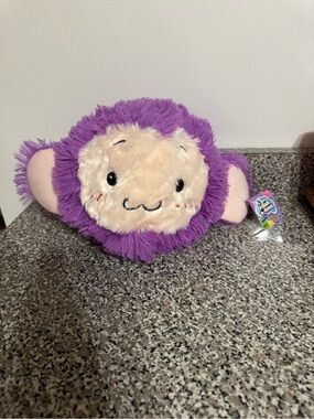 Plush Purple Monkey Plush A-Roo Inflatable Bounce Ball Plushie